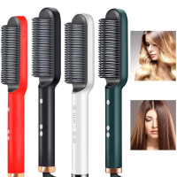 Гребінець-випрямляч Hair Straightener HQT-909 з турмаліновим покриттям – ідеальне рішення для гладкого та здорового волосся!